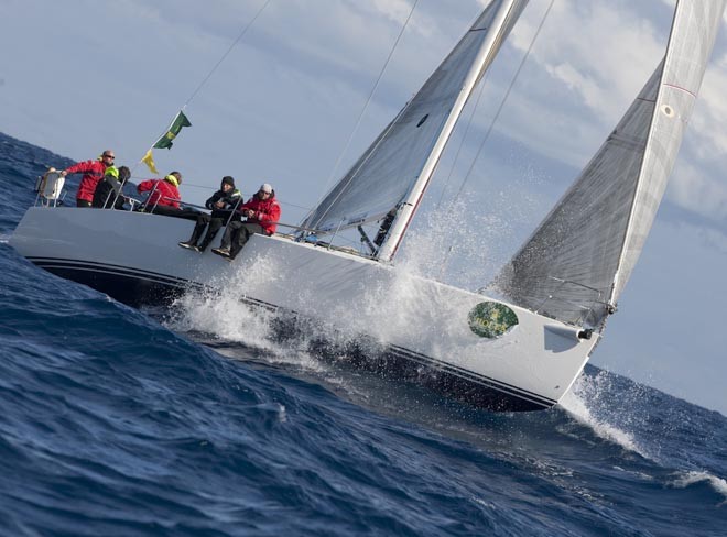 Rolex Middle Sea Race 2010 JUNO approaching Pantelleria Island<br />
 © Carlo Borlenghi / www.carloborlenghi.com
